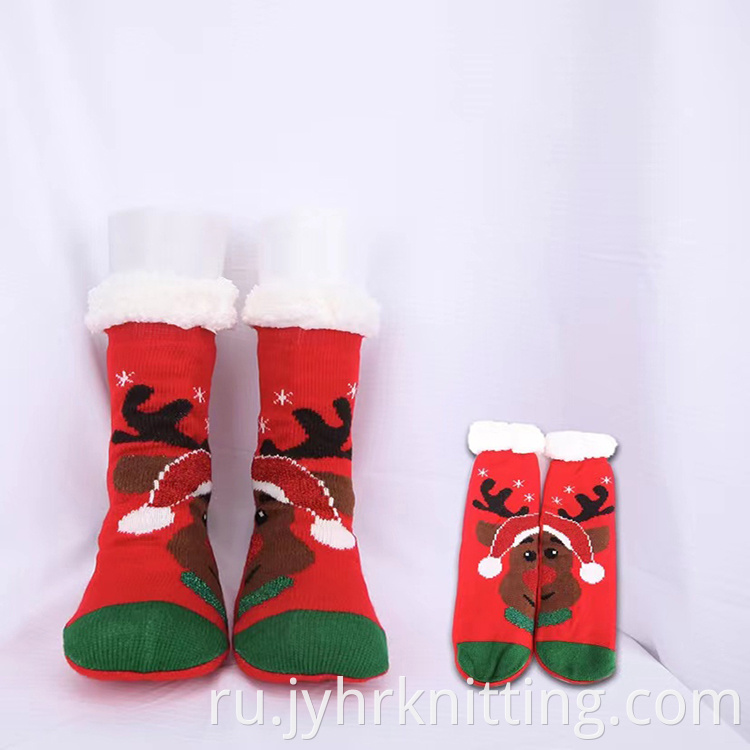 Mens Fuzzy Slipper Socks